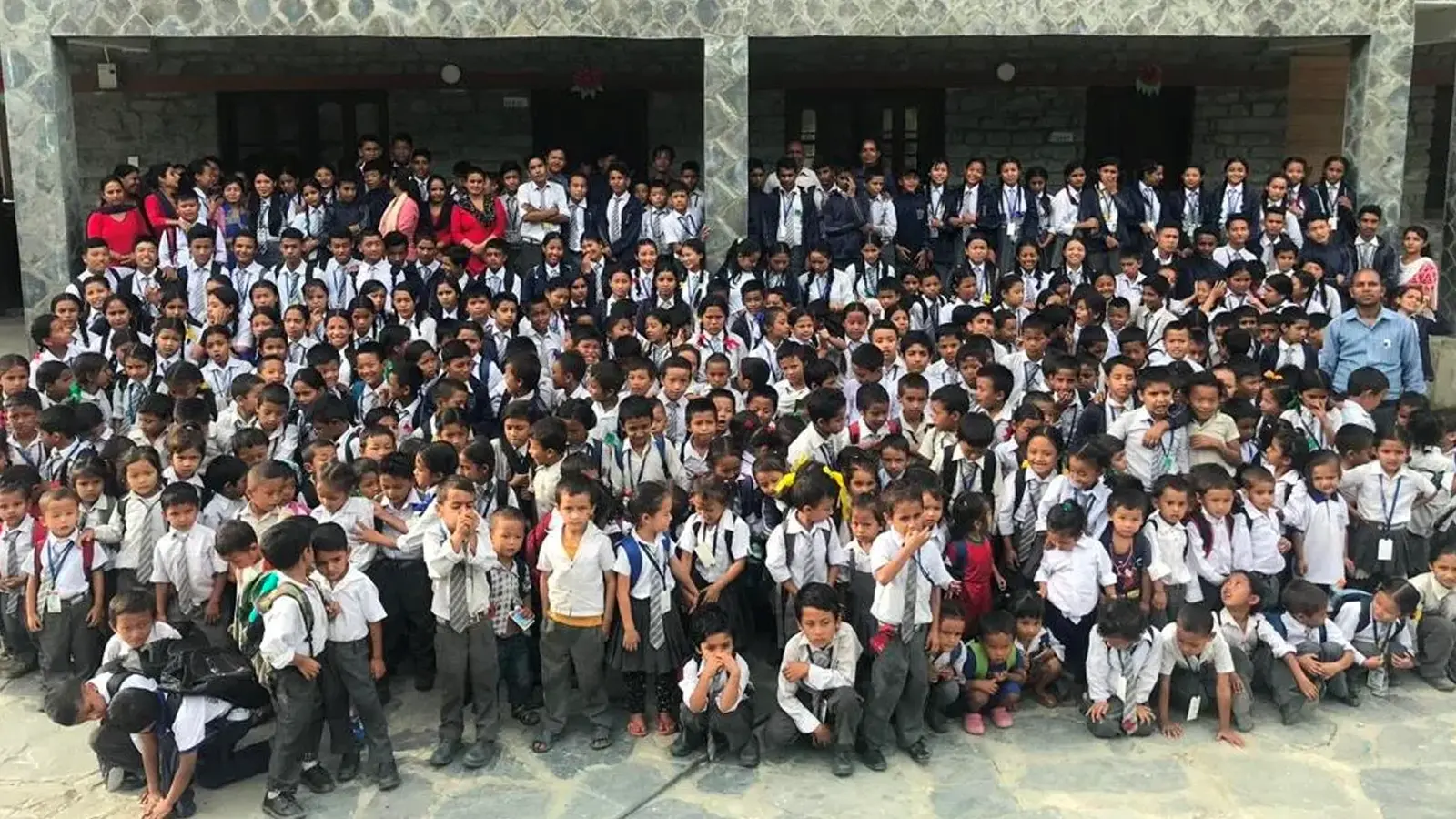 Gruppenbild der Schüler