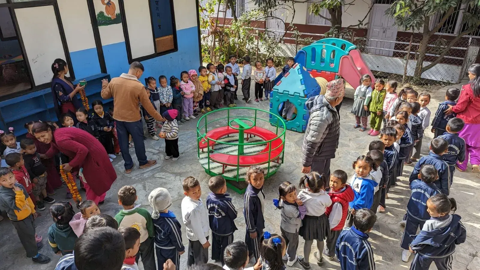 Kindergarten Außenbereich