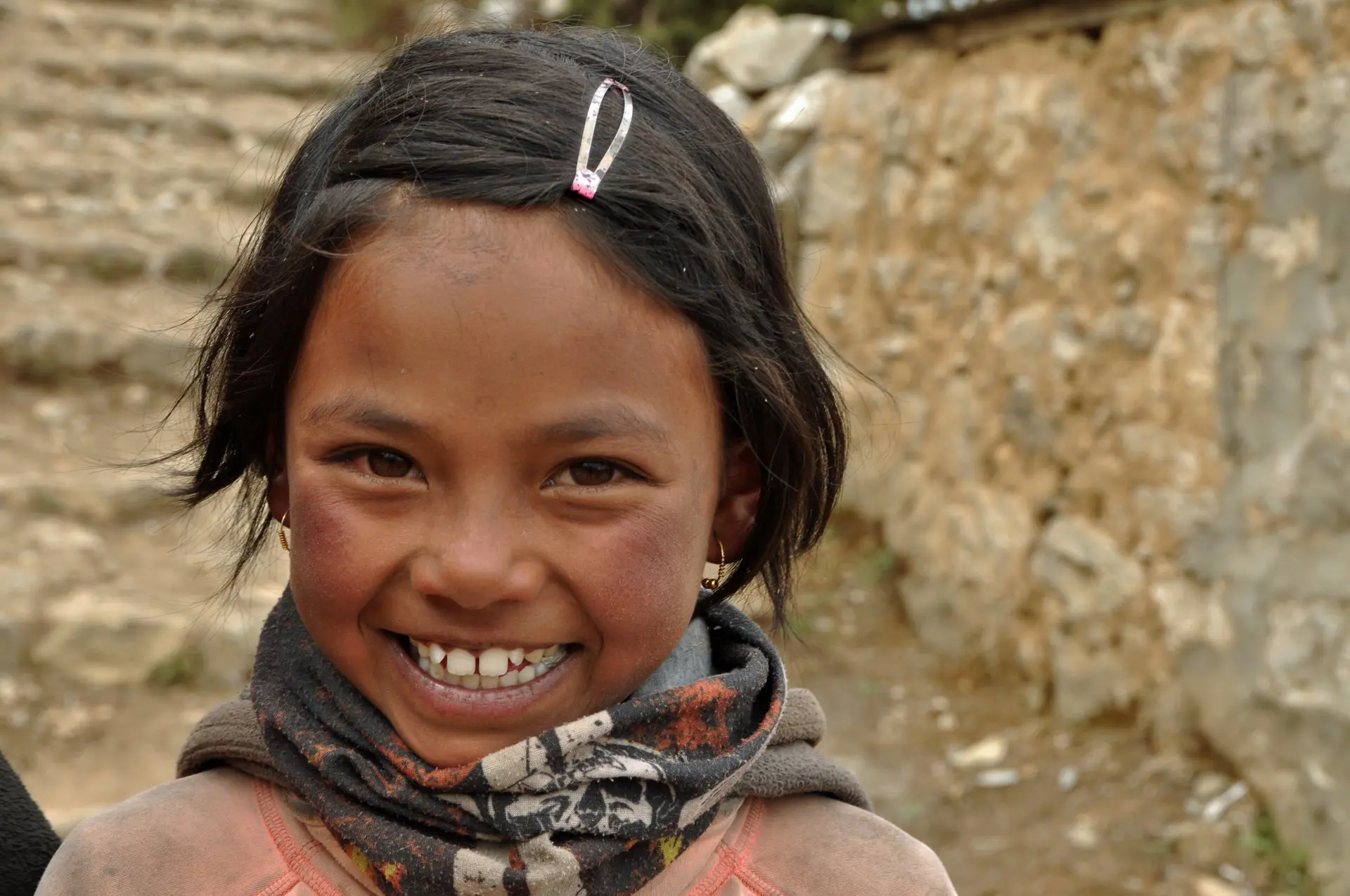 Ein nepalesisches Kind