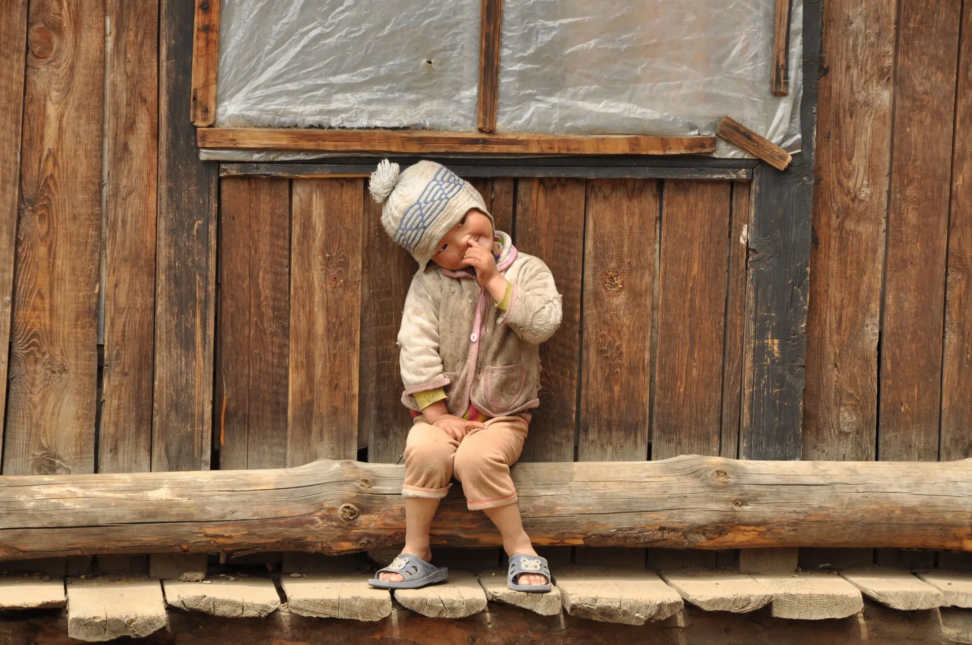 Ein nepalesisches Kind