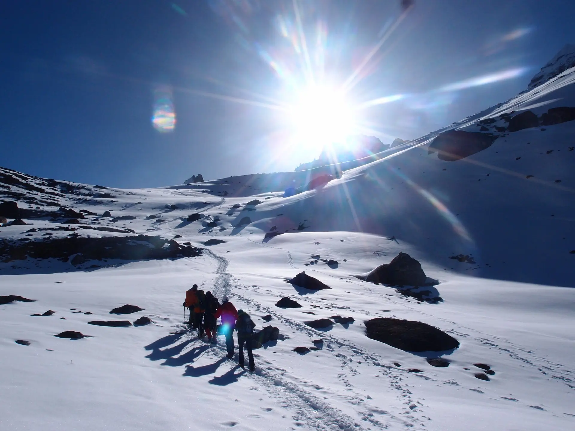 Tour durch den Schnee