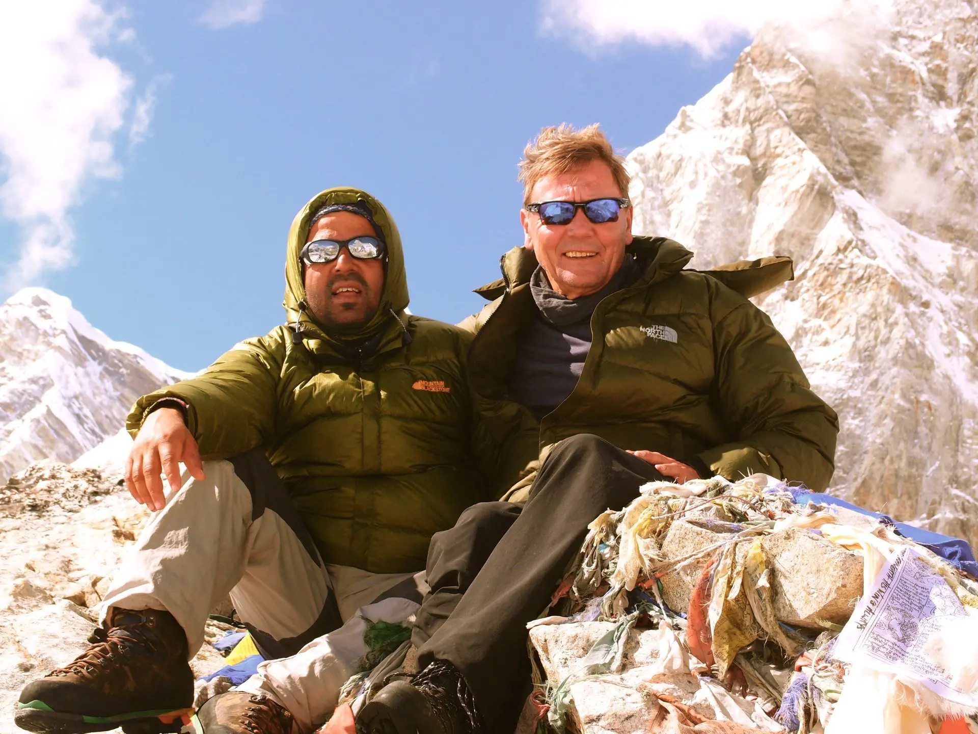 Hair Gautam und Egon Rieger in den Bergen